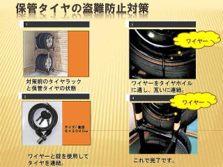 タイヤ盗難防止